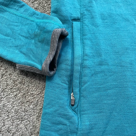 Ibex - Merino Wool Fleece Asymmetric Full Zip Hoodie - Picture 8 of 10